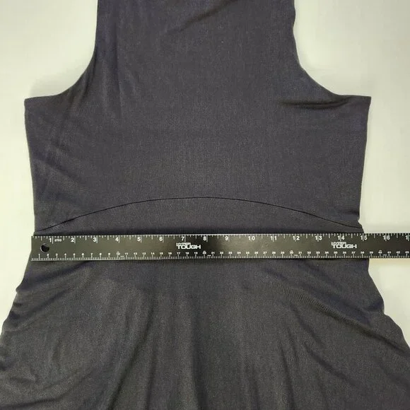 Athleta Santorini Thera Dress S Black Sleeveless Short Fit & Flare 531173 - Picture 8 of 11